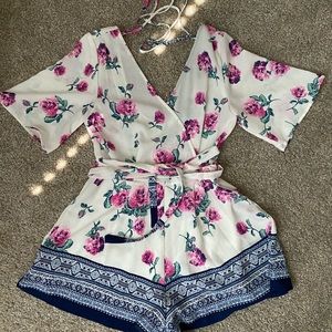 Francesca’s Floral Romper